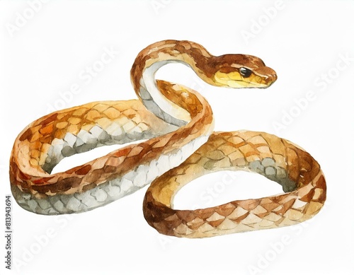 Żmija wąż ilustracja