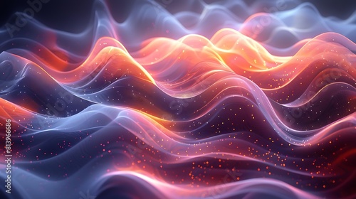 Illustrating Interference Patterns: Waves of Light Interfering to Create Distinct Patterns