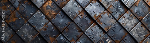Rusty metal plates. Abstract background.