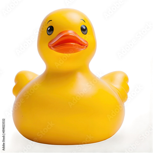 PNG file featuring a yellow rubber duck with a transparent background cutout. A mockup template for designing artwork.