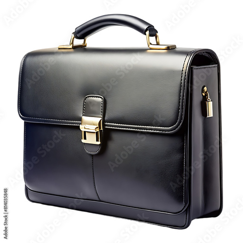 Black briefcase