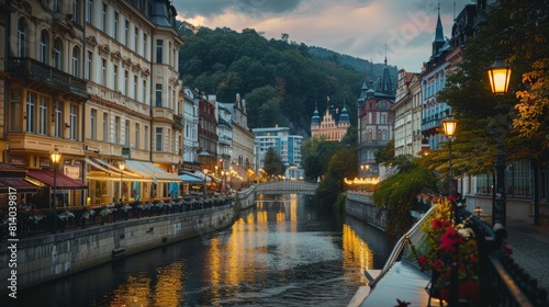 The Karlovy Vary International Film Festival in the Czech Republic one of Europes oldest film festivals where filmmakers and celebrities gather to premiere new works and celebrate cinematic art in the