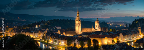 Bern at night