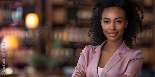 Passionate Black female lawyer fights for defendants rights in court. Concept Legal justice, Advocacy, Equality, Black excellence, Courtroom hustle