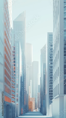 Rows of skyscrapers stand tall against the horizon, representing a robust economy where millions of businesses thrive and prosper.