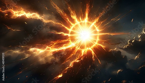 explosion of the sun