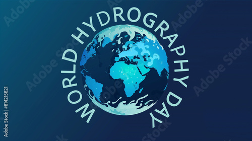 Celebrating World Hydrography Day With a Stylized Illustration of Earths Waterways