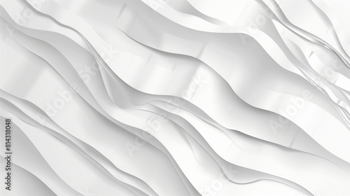 Abstract layers of white paper form a textured canvas, perfect for adding depth and dimension to any design project. Explore the versatility of this vector background in cover designs, background