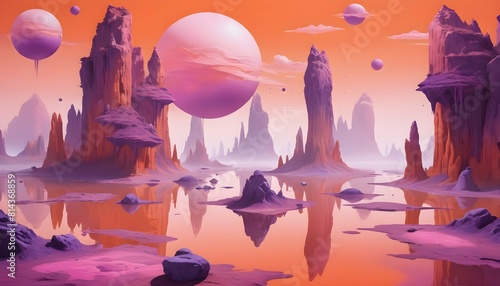 A surreal dreamscape with floating islands and sur upscaled_7