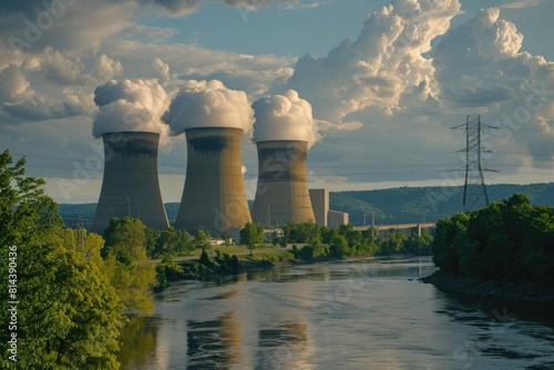 Three Mile Island Nuclear Power Plant in Harrisburg, Pennsylvania: Electricity Generation Facility