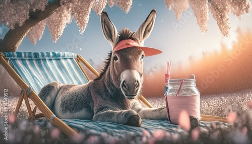 Holiday Donkey on the beach 