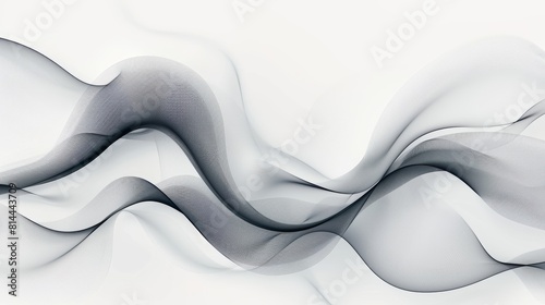 Modern Graphic Wallpaper on White Background for Home Decor Generative AI