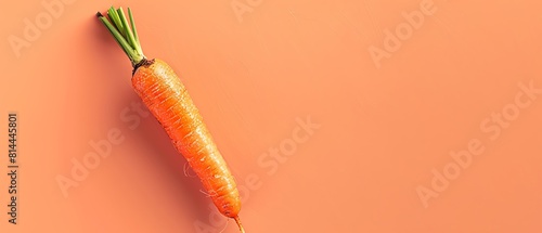 Craft a striking image of a carrot