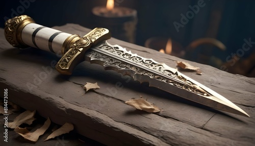 A dagger forged from the bones of fallen heroes w upscaled_4