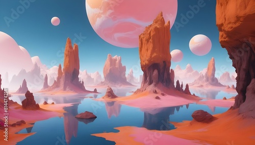 A surreal dreamscape with floating islands and sur upscaled_14