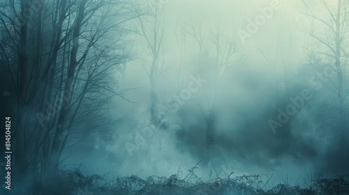 Delicate fog tendrils weave lending an air of mystery wallpaper