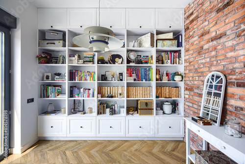 Book, library, bookshelf - reading - study room - home office