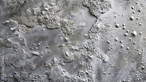 A macro shot of a concrete surface where tiny air bubbles create a porous texture, ideal for background use
