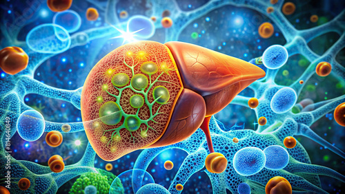 High-resolution image capturing liver detoxification at cellular level