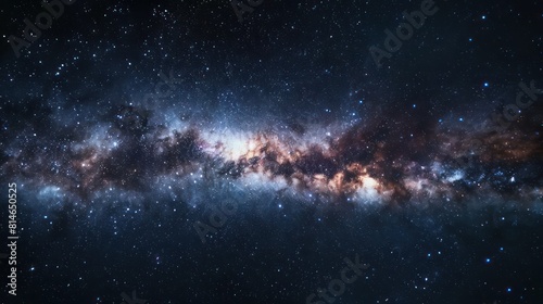A galaxy in space. Milky Way Galaxy. 