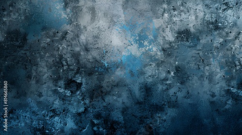 Abstract blue grunge background.