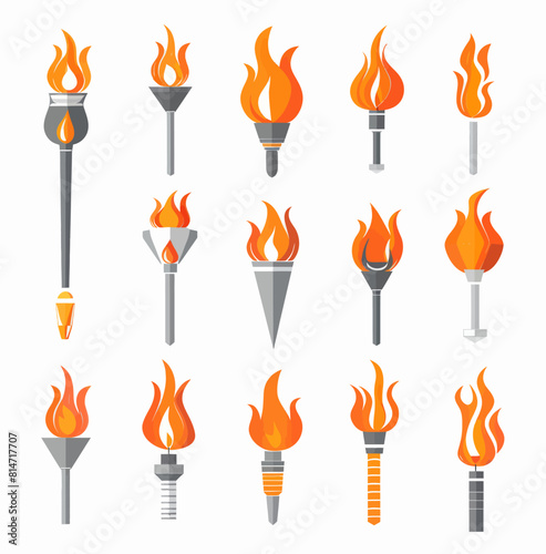 a bunch of different types of torches