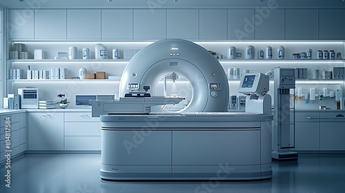 Behold the elegance of medical technology as the lens captures the ultra HD details of advanced diagnostic equipment, its flawless surfaces reflecting the pursuit of excellence in healthcare.