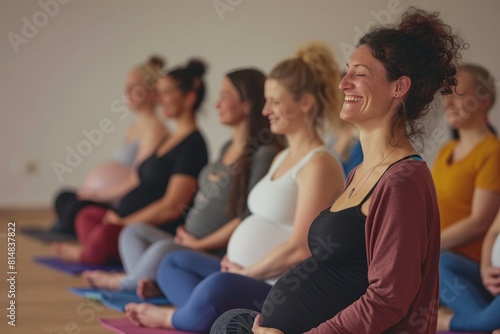 Serene Moments: Prenatal Yoga with Expecting Mothers