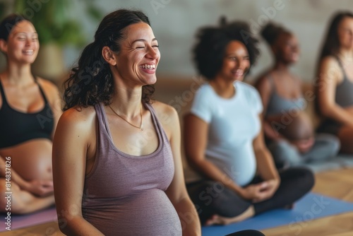 Prenatal Yoga Bliss: Expecting Moms in Harmony