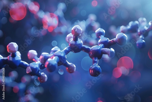 3D rendering of Alfentanil an opioid analgesic drug molecule. Concept Chemical Illustration, Pharmaceutical Engineering, Organic Chemistry, Medicine Research, Pharmacology