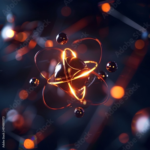Rendering of an Oxygen Atom s Role in Chemical Bonding and Reactions