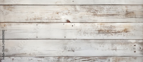 The weathered white wooden planks serve as a background with a worn surface texture making it an ideal graphic design element with available copy space image