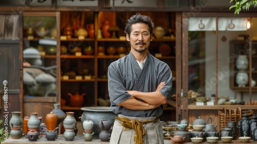 Japanese anthropologist researching the cultural significance of tea ceremonies
