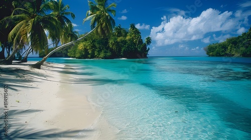 Turquoise Lagoon and PalmFringed Seclusion in the South Pacific Tropics