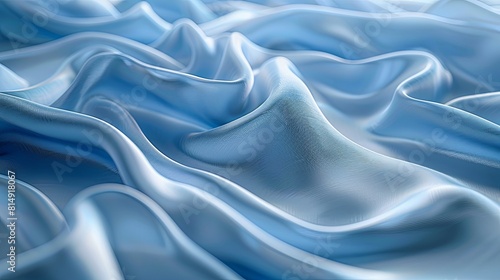 Light blue silk fabric background