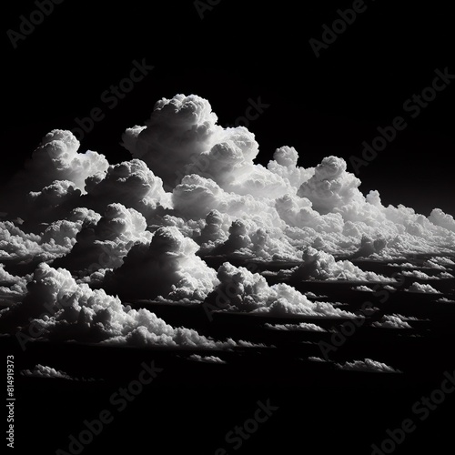 A Dramatic Black and White Cloudscape.
