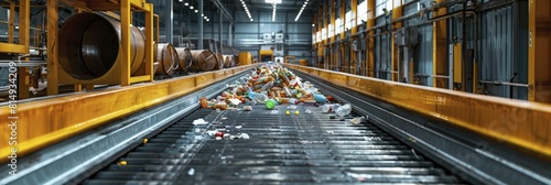 Revolutionizing recycling methods in a cutting-edge facility, prioritizing both efficiency and sustainability measures.