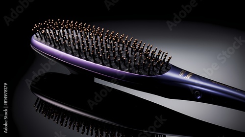 **A compact and travel-friendly hair straightening brush