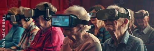 Elderly Embracing the Future Seniors Discover Virtual Reality Enhancements for Aging Eyes