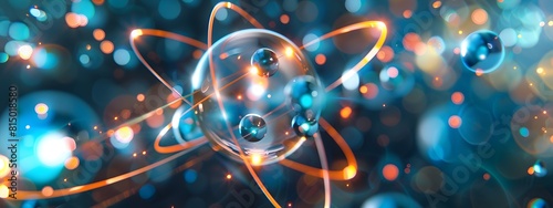Cobalt Atomic Structure Showcased in 3D Rendering