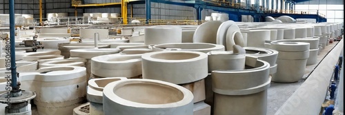 planta industrial procesador de ceramica