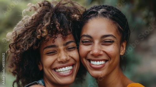 The joyful laughter of a lesbian couple, a symbol of love’s freedom.