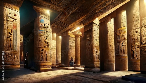 ruins of the temple of Egypt