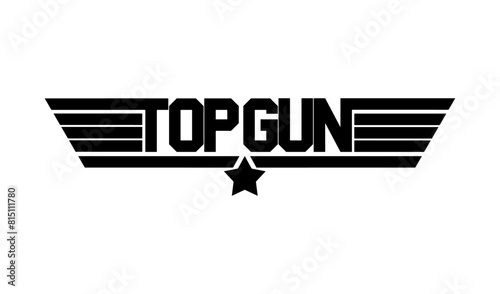 Top Gun vector icon