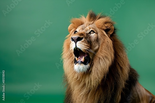 Regal Lion Roars in Fashion Photography Studio with Even Lighting