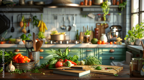 Fresh Ingredients and Rich Flavours: A Peek into an Enthusiast's Kitchen Ready for Next Masterpiece