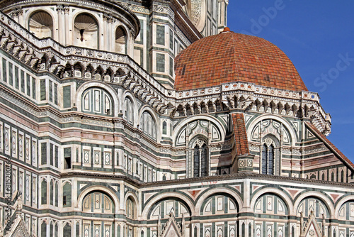 Duomo di Santa Maria del Fiore a Firenze; esterno del transetto meridionale