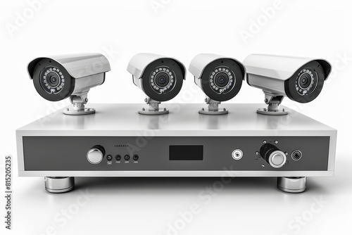 Security camera systems with extensive network reach ensure protective monitoring and control from remote locations, utilizing modem connections in industry cyberspace.
