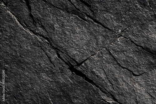 Dark grey, black stone background. Rock texture. Black slate background