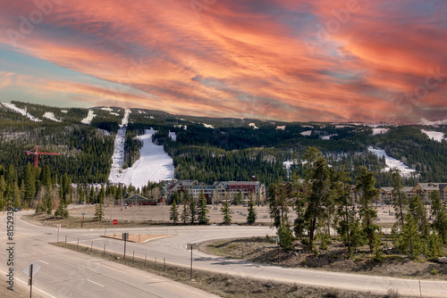 Ski Area in Keystone, Colorado in Winter